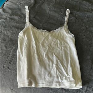 Brandy Melville Cream Lace Camisole